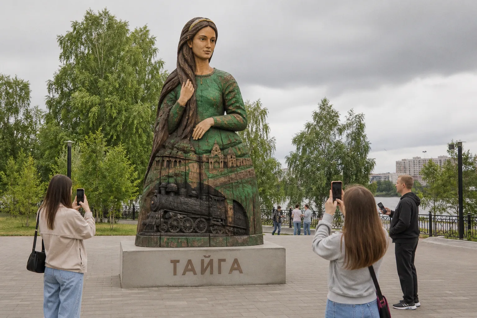 Почему скульптура «Тайга» в Нижней Пойме стала новым интернет-феноменом